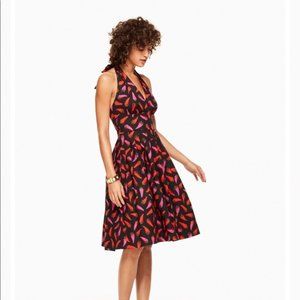 IN SEARCH OF ISO KATE SPADE CHILI PEPPERS HALTER DRESS SIZE 10,12 OR 8